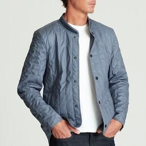 Aether Apparel Men’s DRIVE JACKET Size Large Blue Minimalist